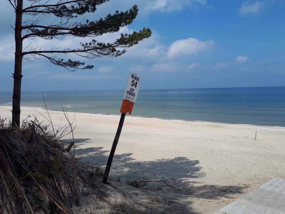 Pensjonat Cichy Kacik Kąty Rybackie Exteriör bild